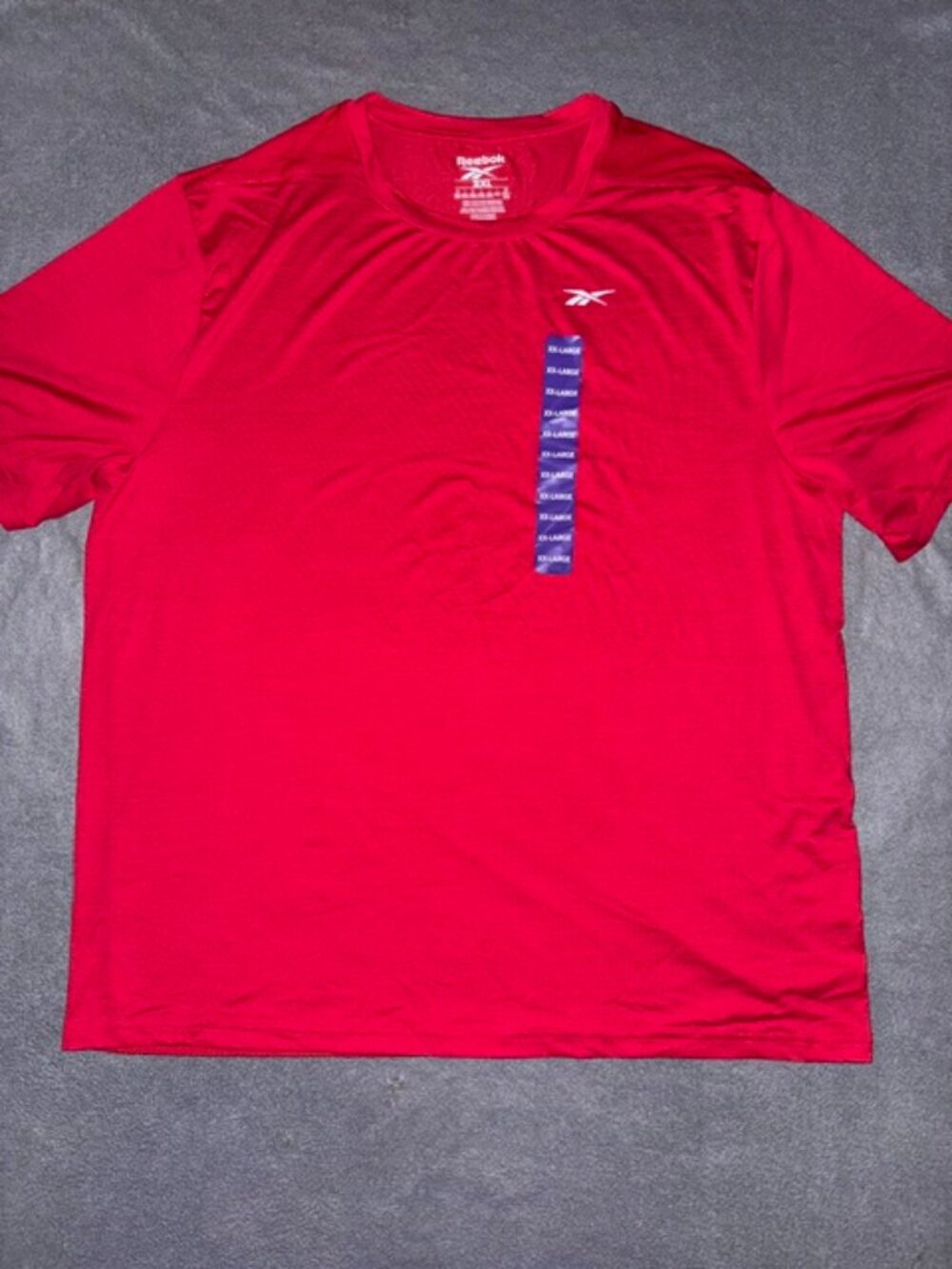 Reebok Active Speedwick Performance T‑Shirt Men’s XXL Red Short Sleeve